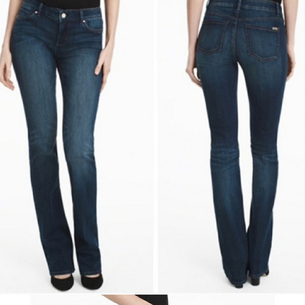 WHBM new skinny flare-size 0 Saint Honore Jeans